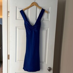 NWT! Elegant Blue Sleeveless Dress